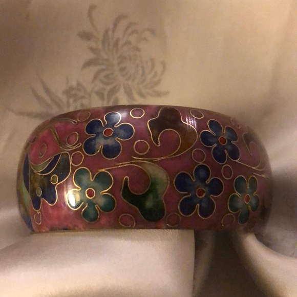 Jewelry - Rare Cloisonne Bangle Bracelet